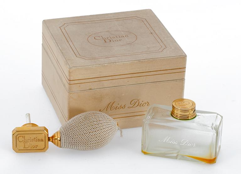 CHRISTIAN DIOR, parfymflaska "Miss Dior".