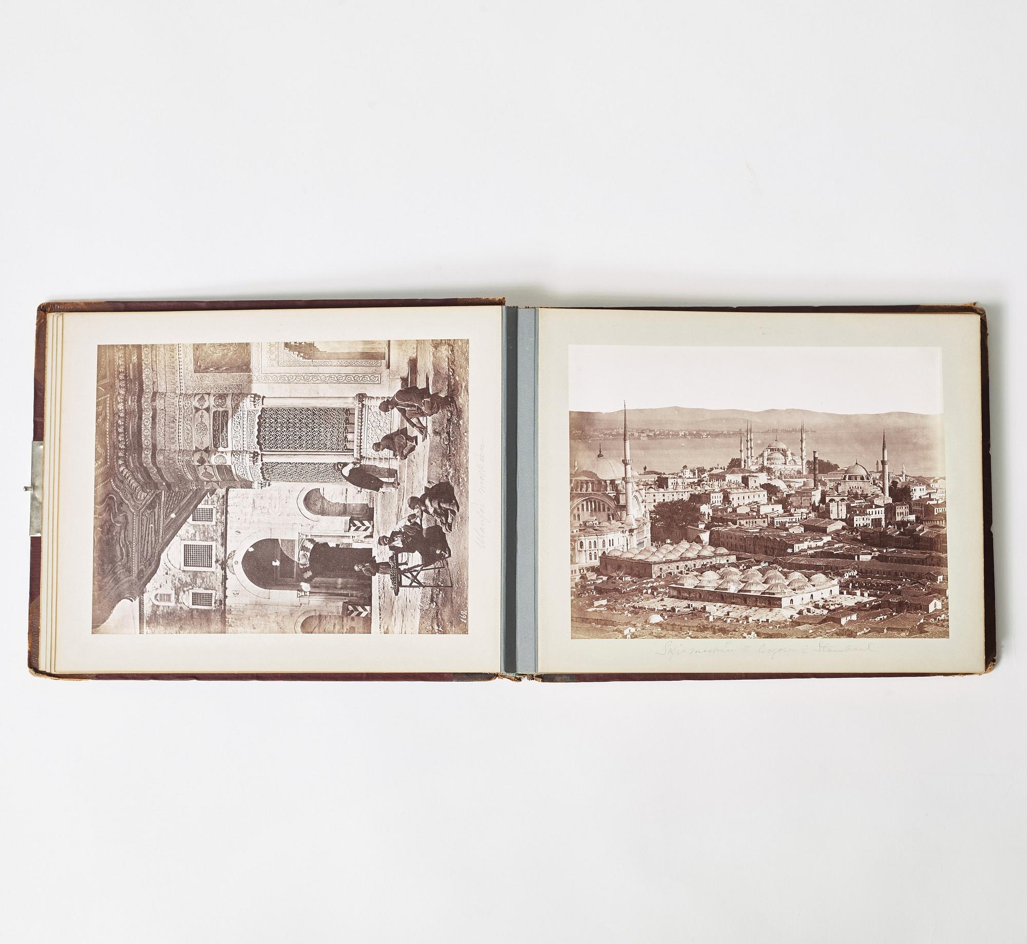 GUILLIAUME GUSTAVE BERGGREN (1835-1920), 47 albumen prints, Constantinople et Athènes.