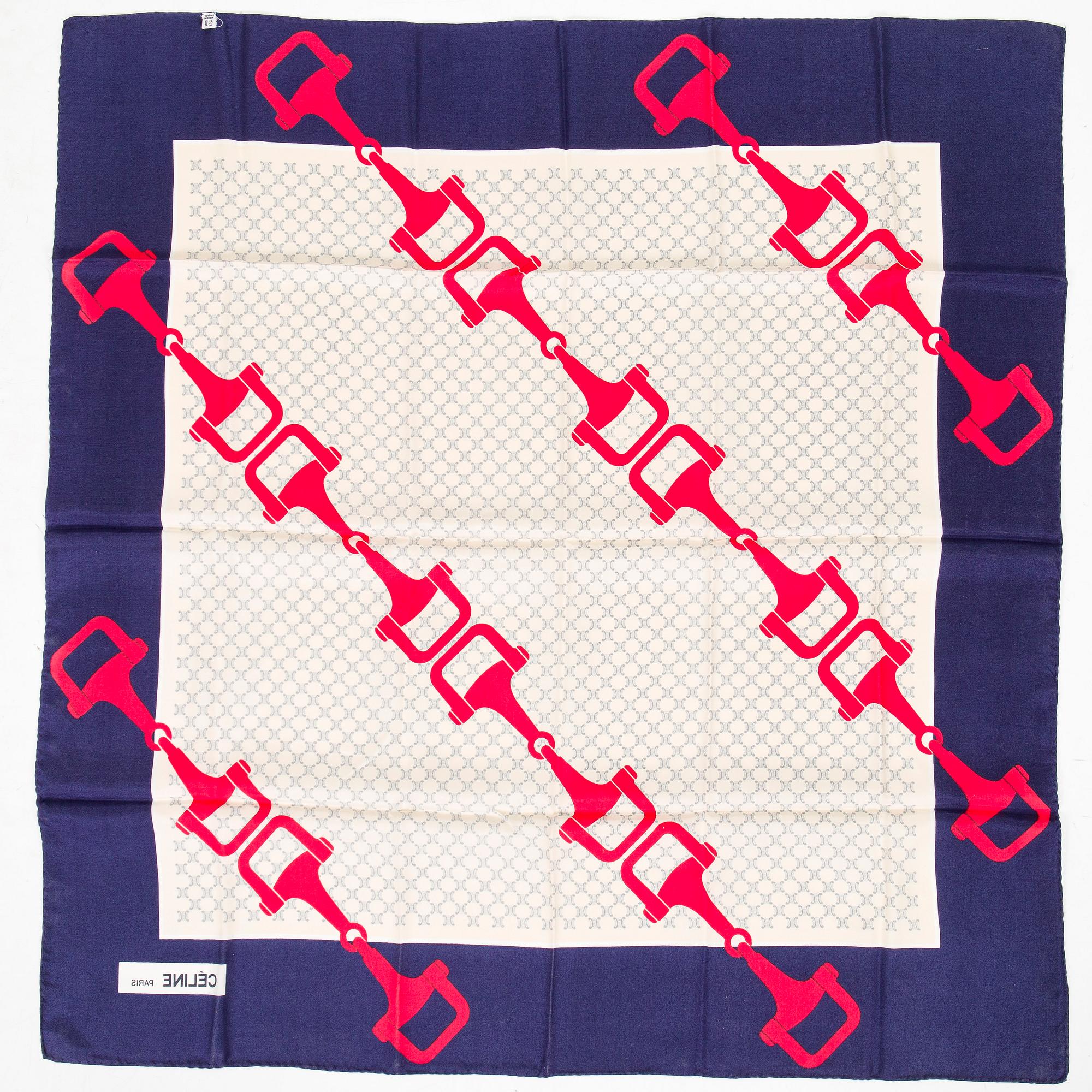 Céline, ett skärp samt scarf, 2 st.