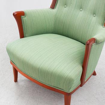 Carl Malmsten, armchair, "Vår Fru", OH Sjögren, late 20th century.