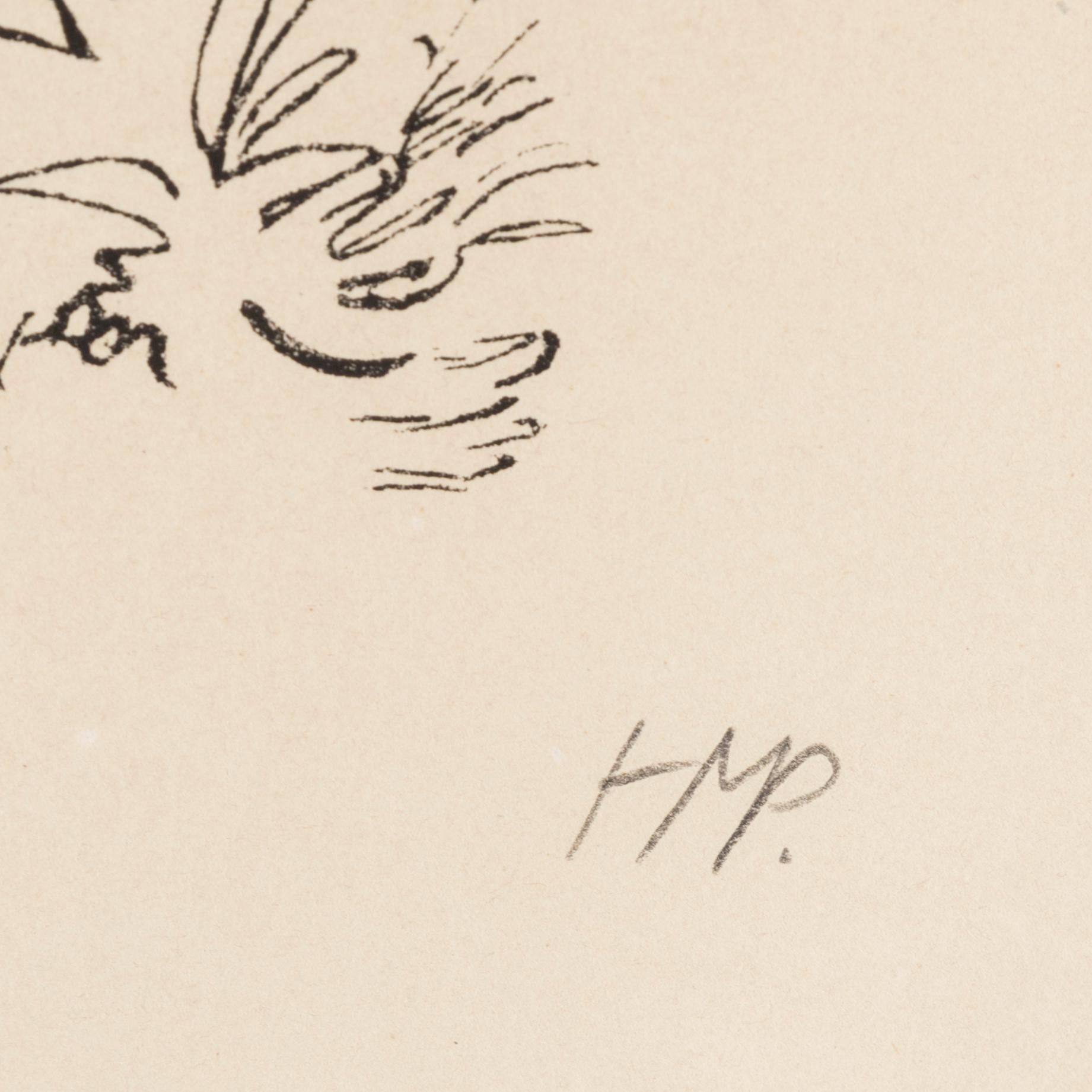 MAX PECHSTEIN, litograph, signed.