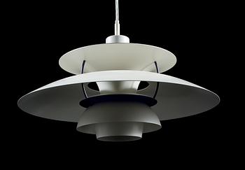 TAKLAMPA, "PH-5", Poul Henningsen, Louis Poulsen, 1900-talets andra hälft, höjd ca 25 cm.