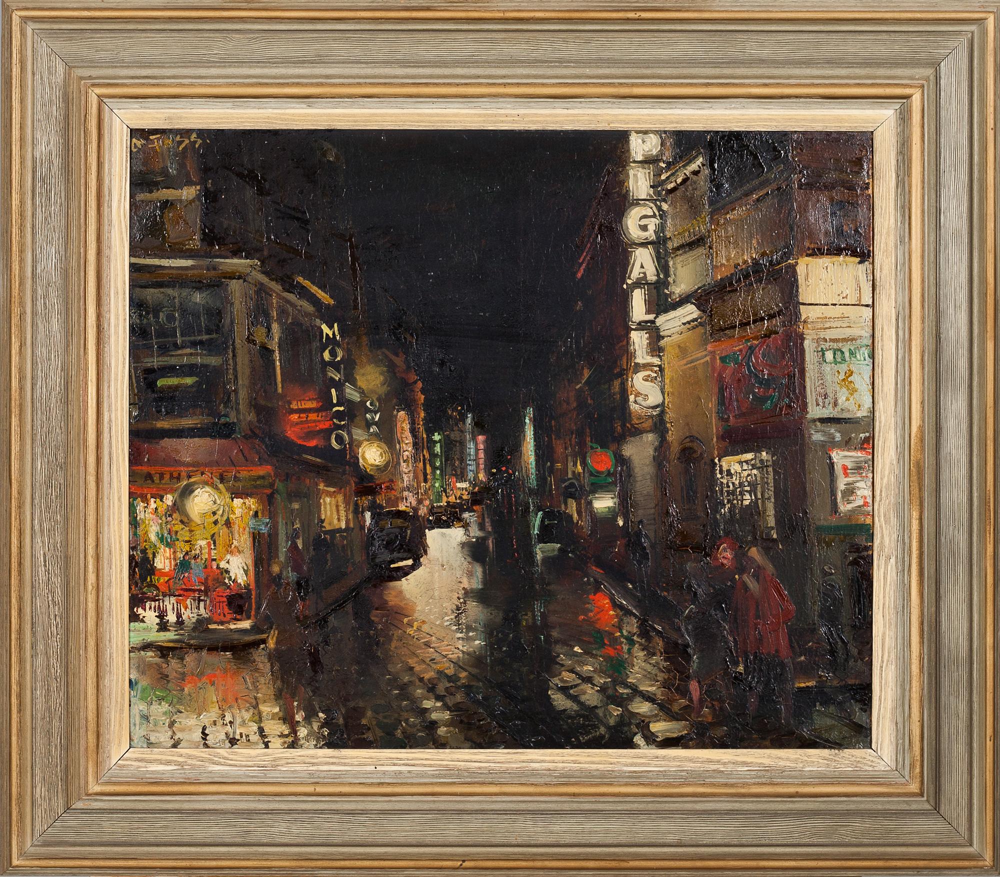 OLIVIER FOSS, olja på duk, signerad.