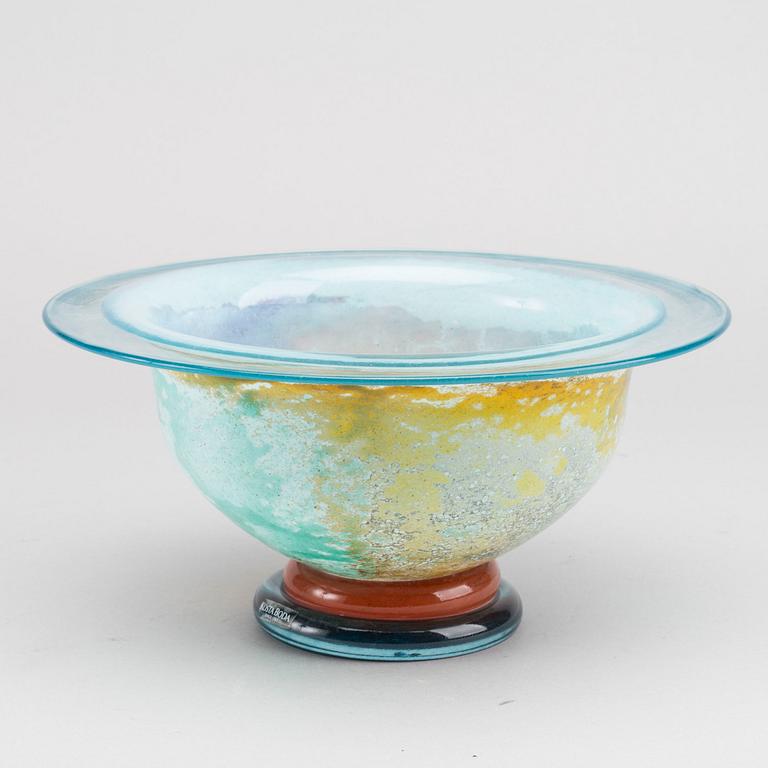 KJELL ENGMAN, a glas bowl, Kosta Boda,