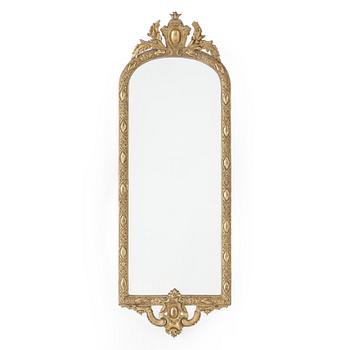 SPEGLAR, ett par, Gustaviansk stil, omkring sekelskiftet 1900.