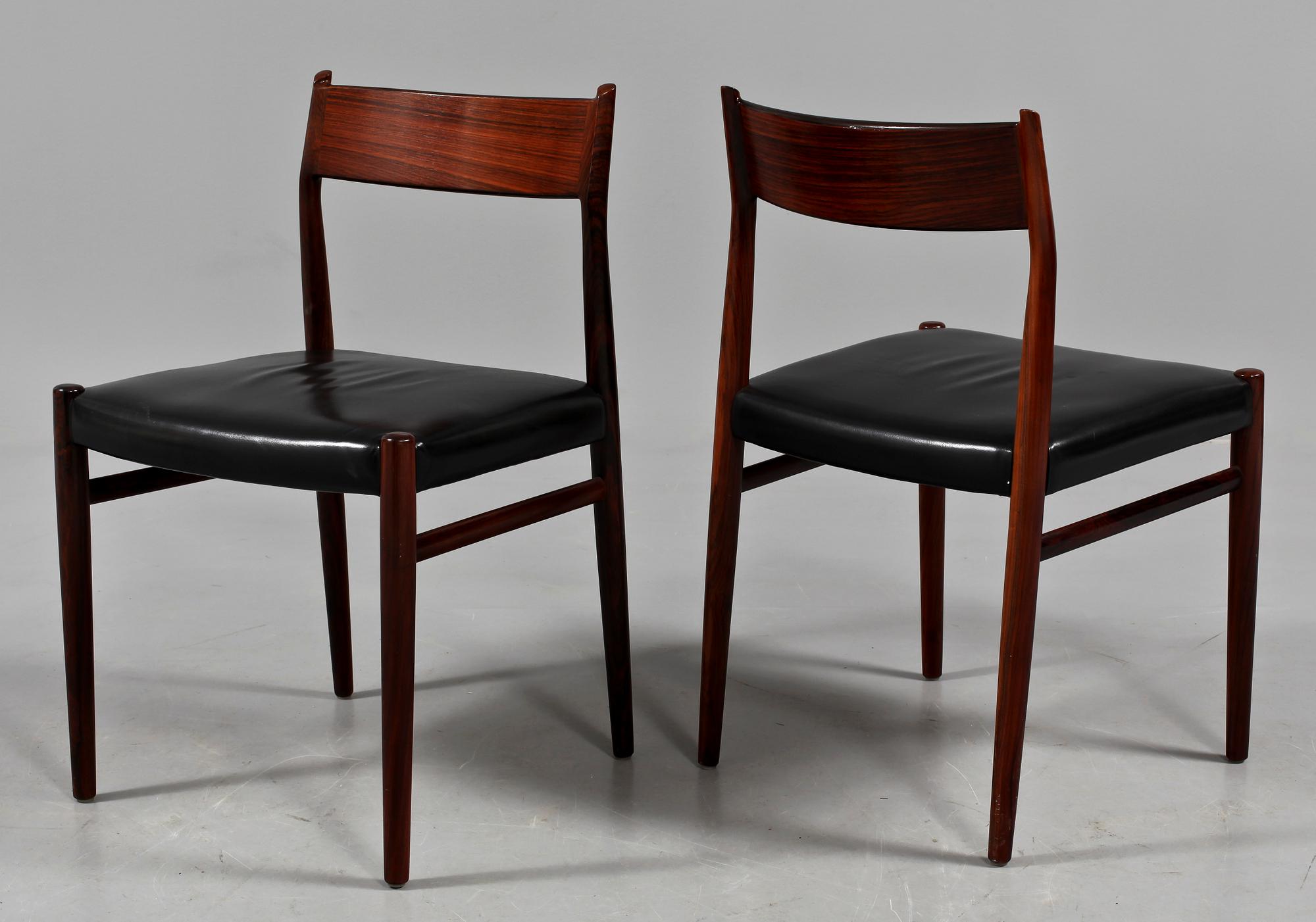 MATGRUPP, 9 delar, Arne Vodder, Sibast Furniture, 1950/60-tal.