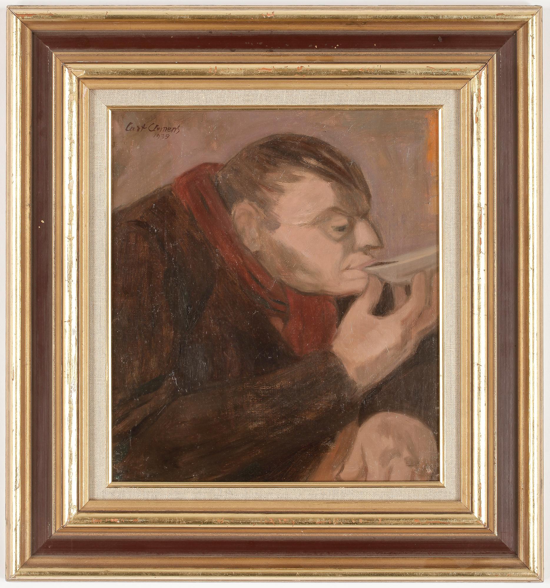 CURT CLEMENS, olja på duk, signerad.