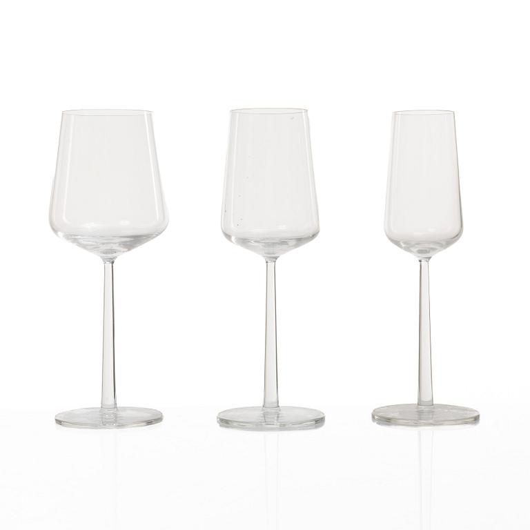 Alfredo Häberli, a 34-piece glassware set, 'Essence', Iittala, Finland.