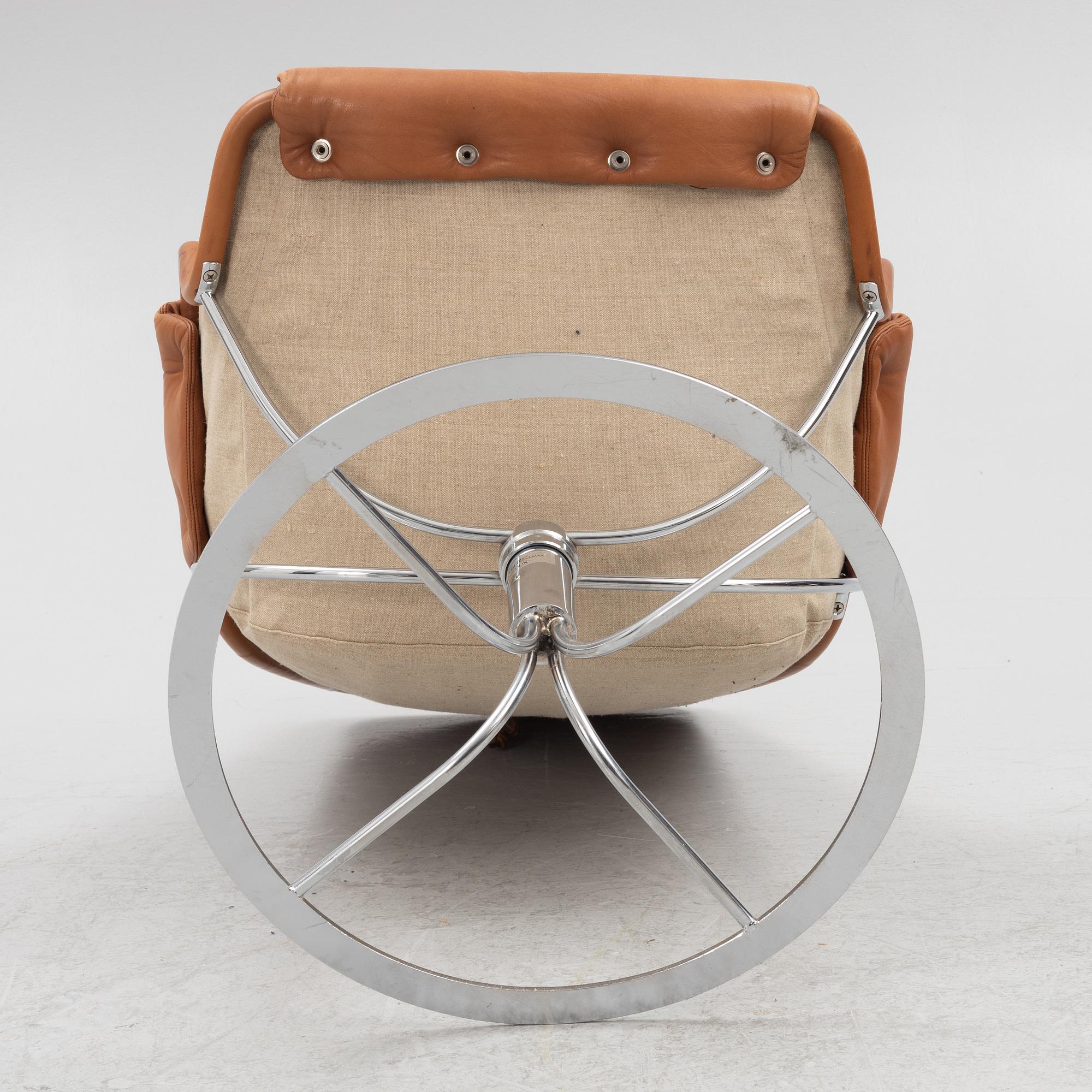 Bruno Mathsson, swivel chair 'Jetson', Dux, late 20th century.
