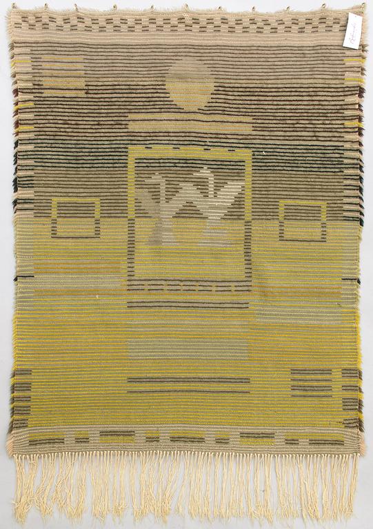 Toini Nyström, malli  ryijy, Suomen käsityön ystävät. 1930-luku. Noin 137x106 cm.