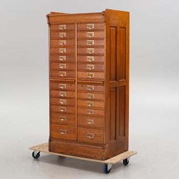 Filing cabinet, mid-20th century.