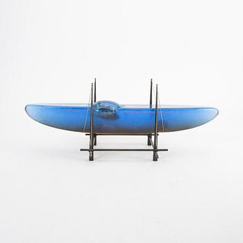 Bertil Vallien, a unique glass sculpture, Kosta Boda, Sweden.