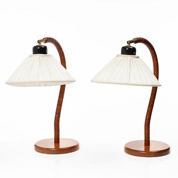 A pair of table lamps, Markslöjd, Sweden, second half of the 20th century.