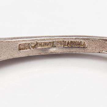 A stelring silver bracelet. Lapponia 1983.