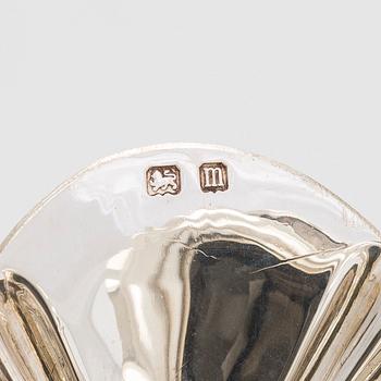 Te- och kaffeservis, 4 dlr, sterlingsilver, Joseph Gloster Ltd, Birmingham 1911, 1919 och 1922.