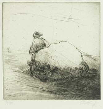 Evert Lundquist, Figurmotiv, 5 st.