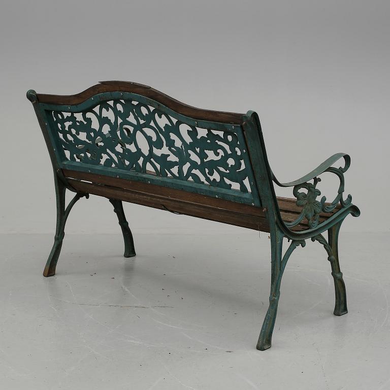 PARKSOFFA, gjutjärn, 1900-talets slut.
