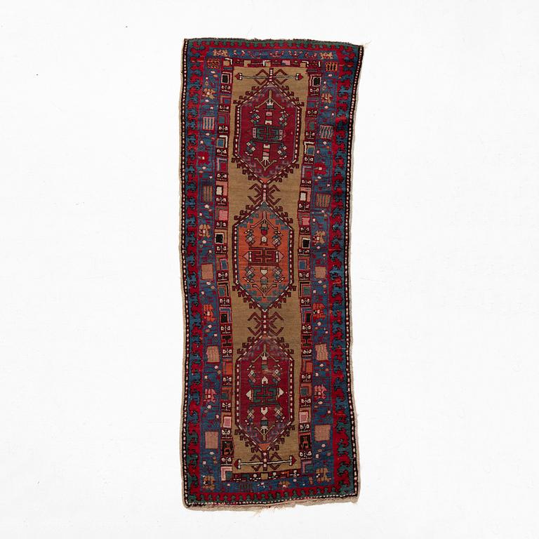 An antique Northwest Persian runner, c. 257 x 99 cm.