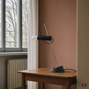 Gino Sarfatti, a table lamp, model 566, Astep, Denmark.