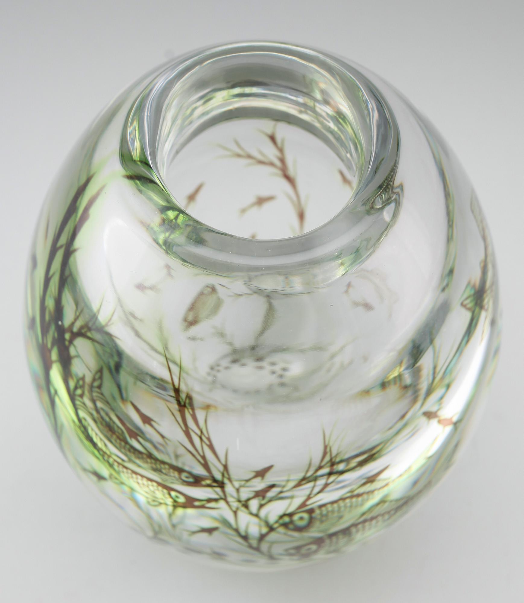 VAS, glas, Fiskgraal, Edward Hald, Orrefors.