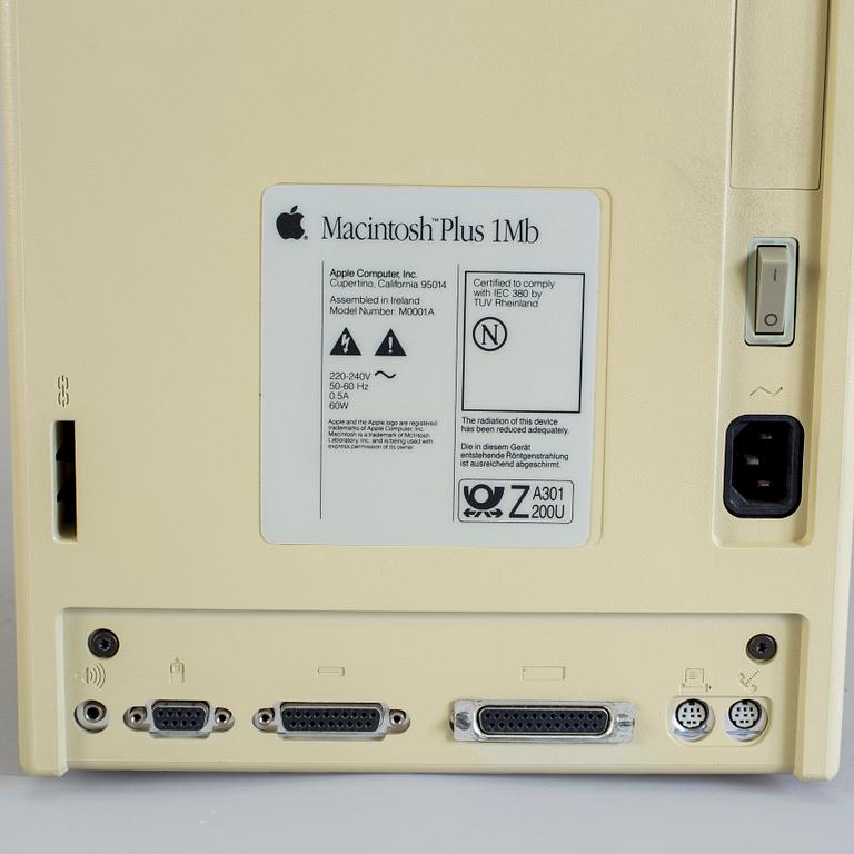 DATOR, Macintosh, Plus 1Mb, inköpt 1983-84.