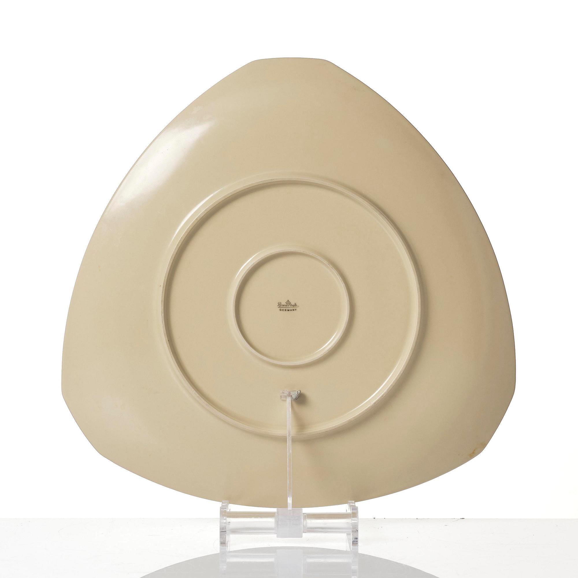 Dorothy Hafner, a 47-piece "Flash" ceramic dinner service, Rosenthal, Germany, post 1984.
