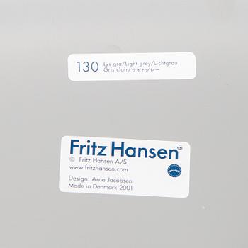 ARNE JACOBSEN, four 'Series 7' chairs from Fritz Hansen, Denmark.