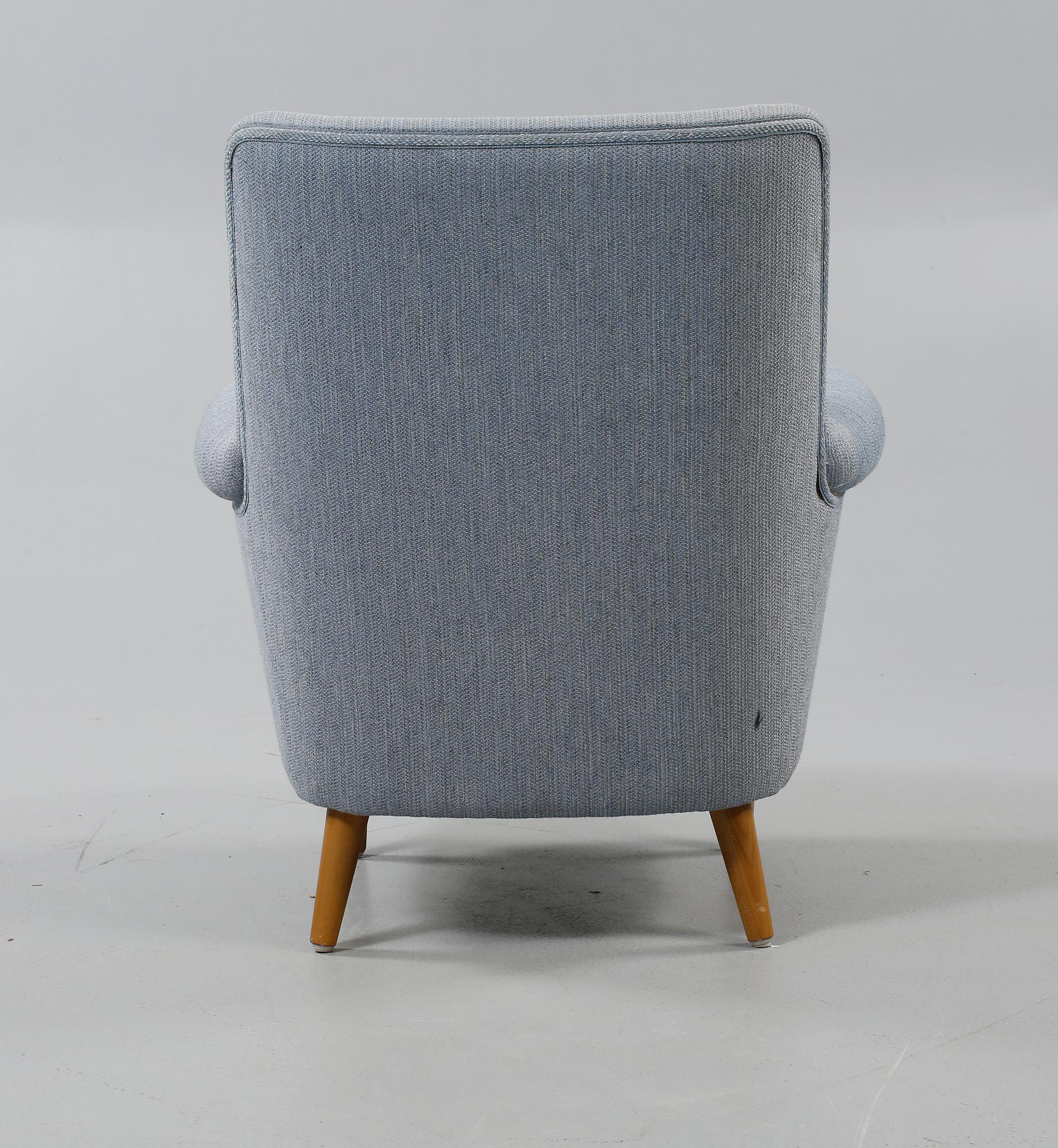 FÅTÖLJ, "Hemmakväll" Carl Malmsten, O.H. Sjögren, Tranås, omkring 1900-talets mitt.