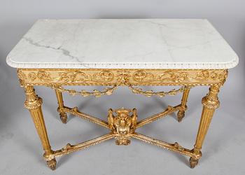 KONSOLBORD, gustaviansk stil, 1800-tal.