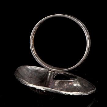 RING, silver, design Helky Juvonen/Outakoru, N. Westerback 1972.