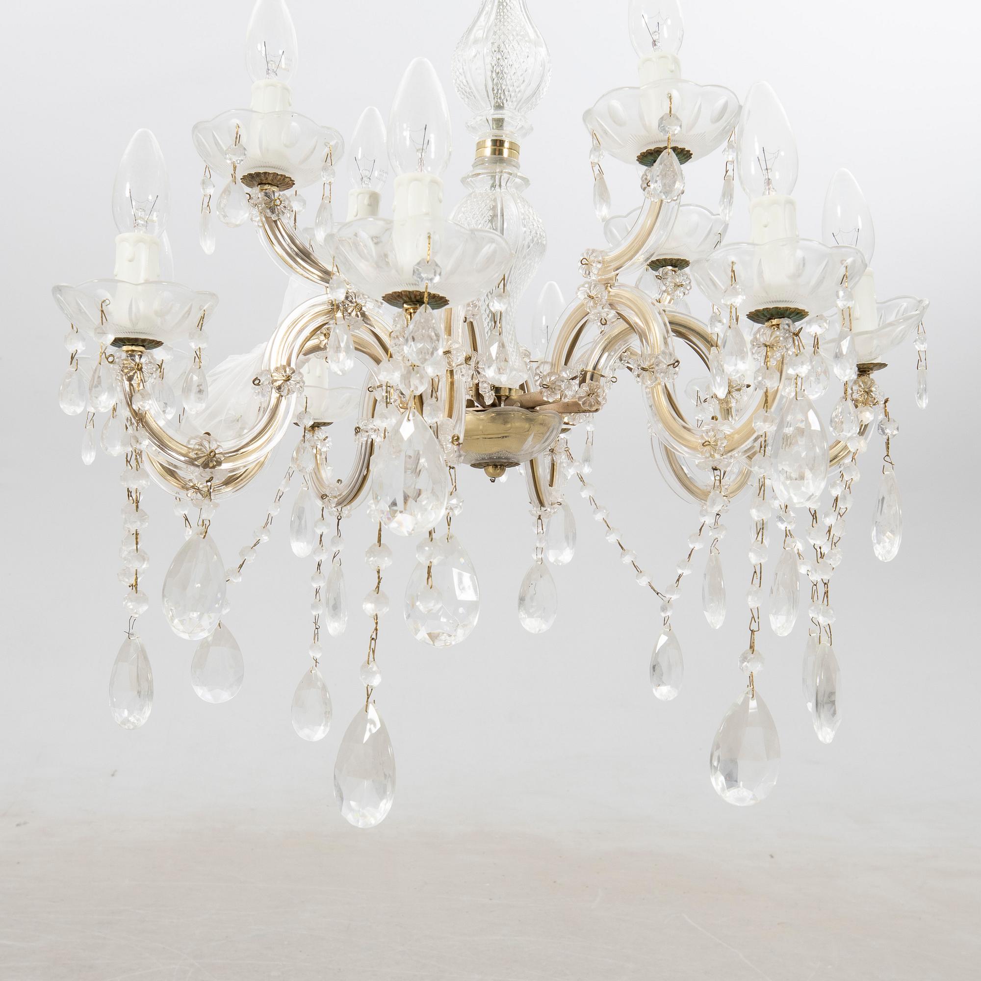 Ljuskrona, venetiansk stil, 1900-tal.