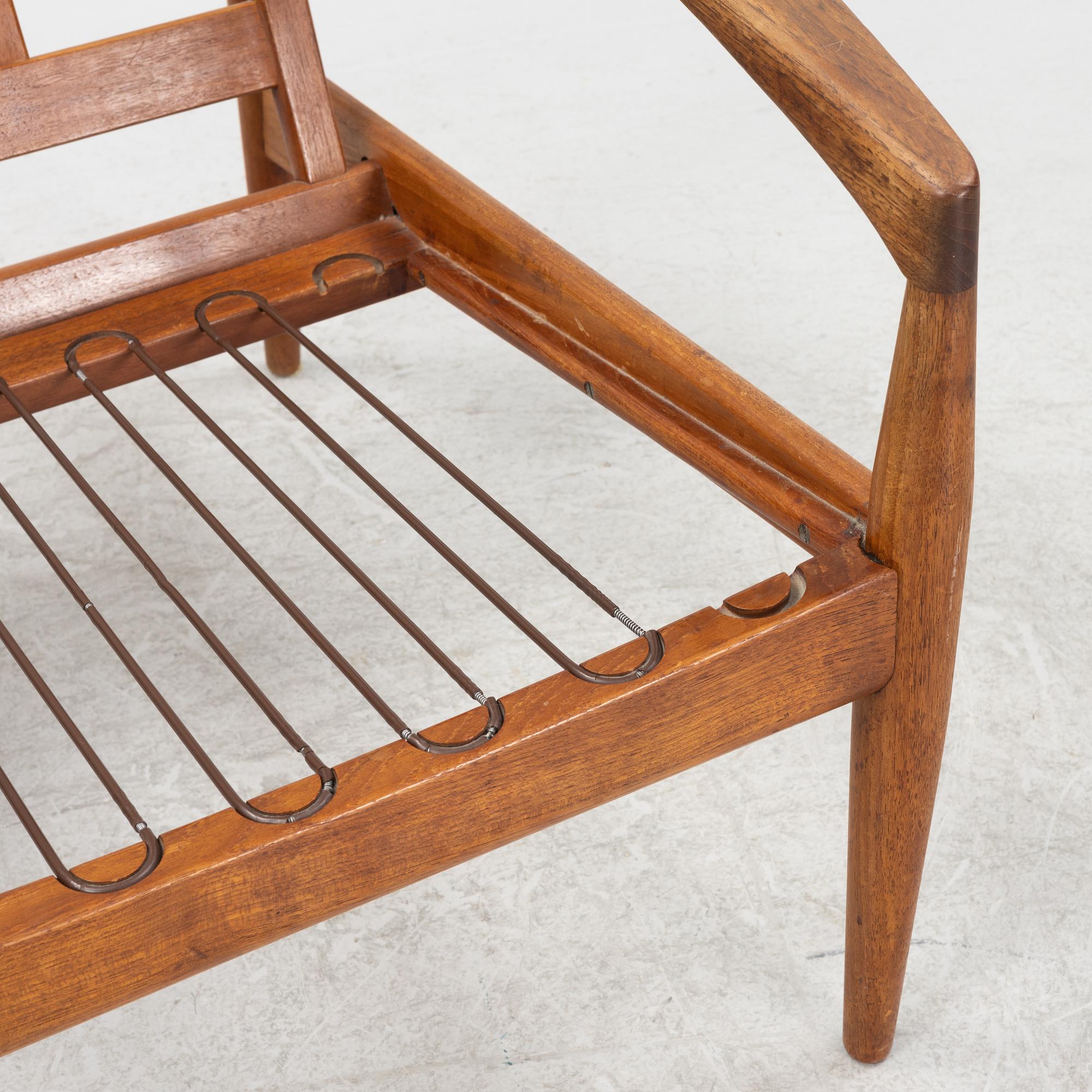 Kai Kristiansen, a pair of armchairs, model 121.