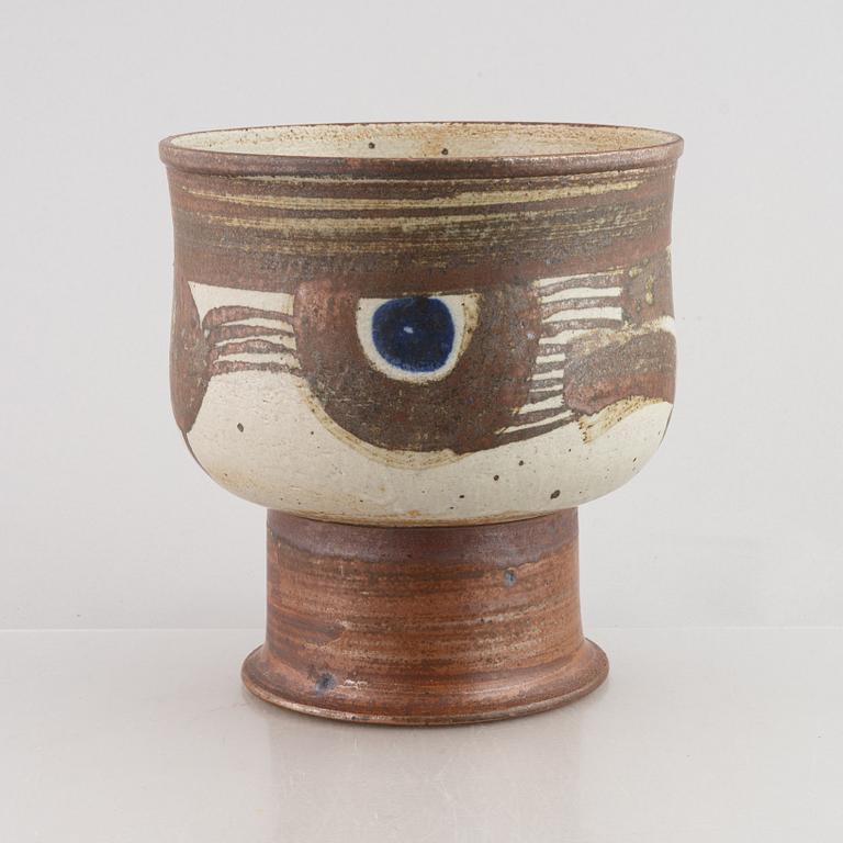 Lisa Larson, a unique glazed stoneware vase, Gustavsberg Studio.