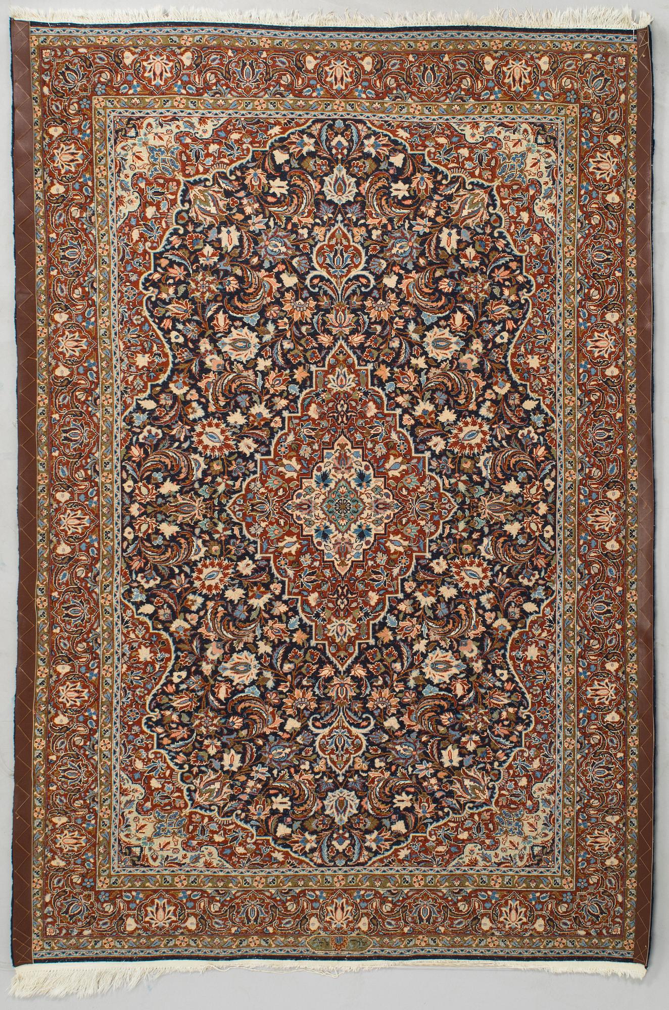 A Moud rug, eastern Iran, signed, approx. 151 x 230 cm.