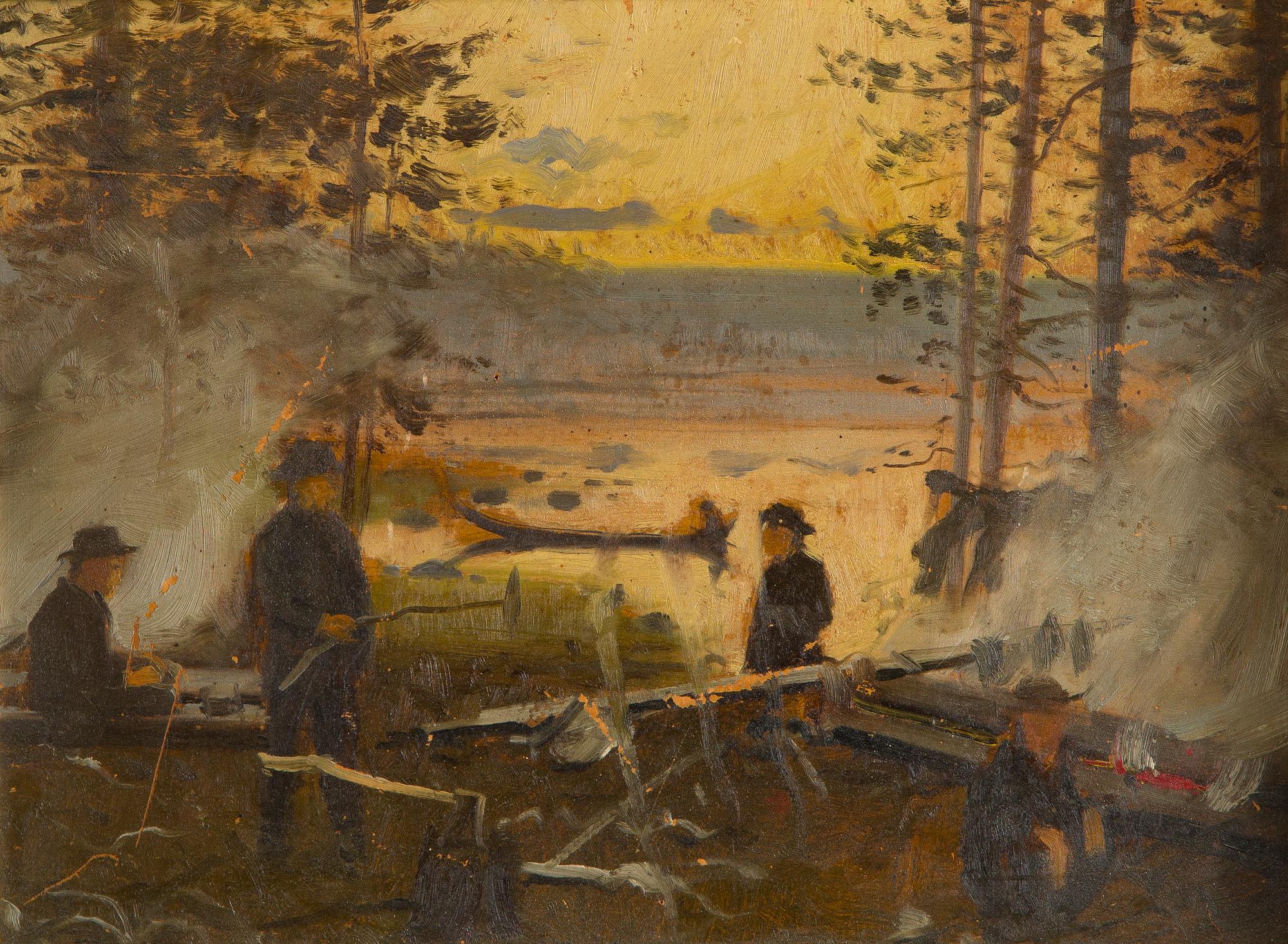 Juho Kyyhkynen, väitetty, Lepotuokio.