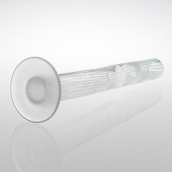 KERTTU NURMINEN, A GLASS SCULPTURE, signed Kerttu Nurminen Nuutajärvi Notsjö 1991.