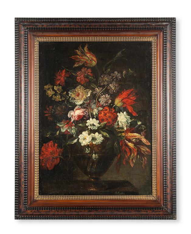 Jean-Baptiste Monnoyer Attributed to, Still life with flower in an urn.