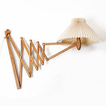 Erik Hansen, vägglampa, "Saxelampe", Le Klint, Danmark 1900-talets andra hälft.