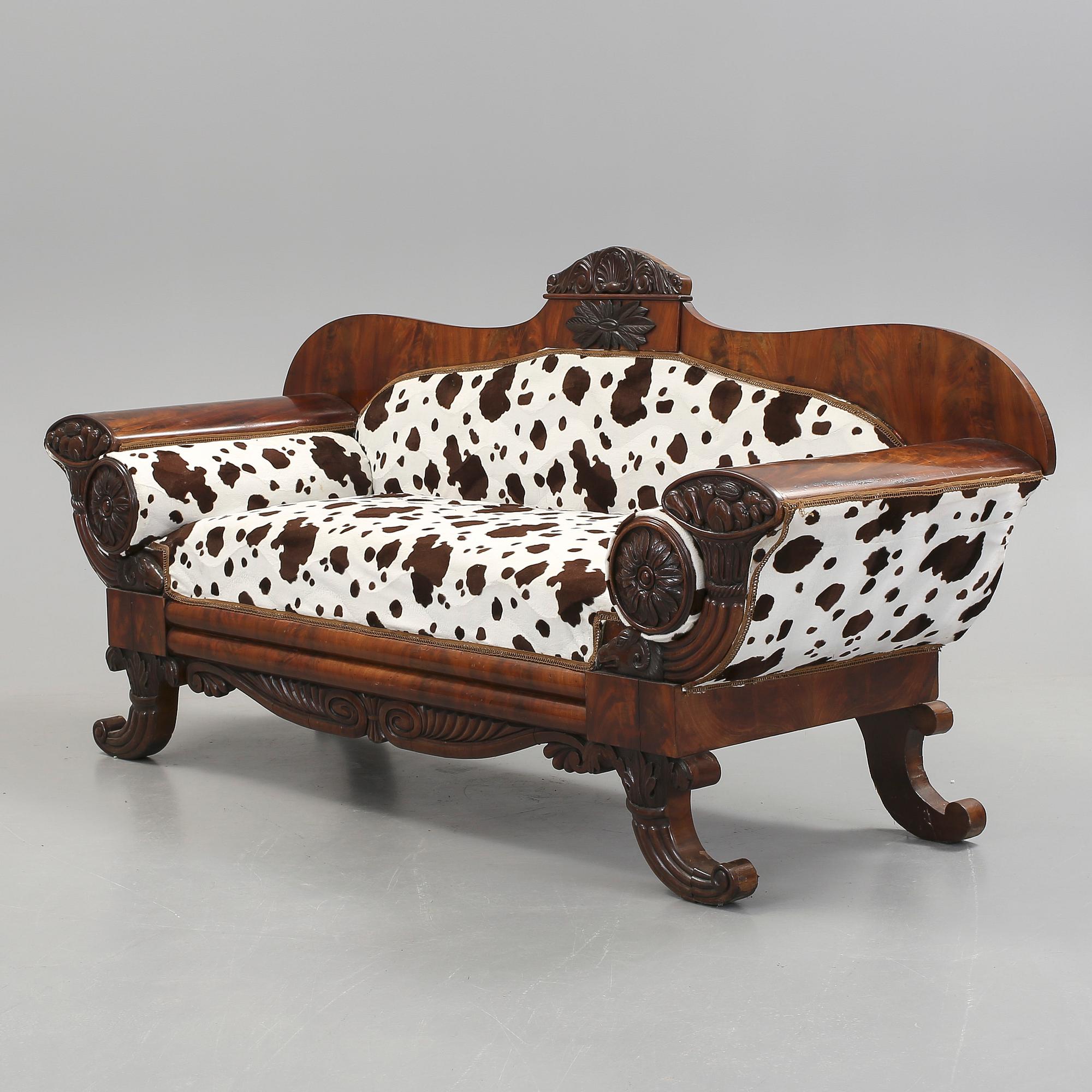SOFFA, senempire, 1800-talets mitt.