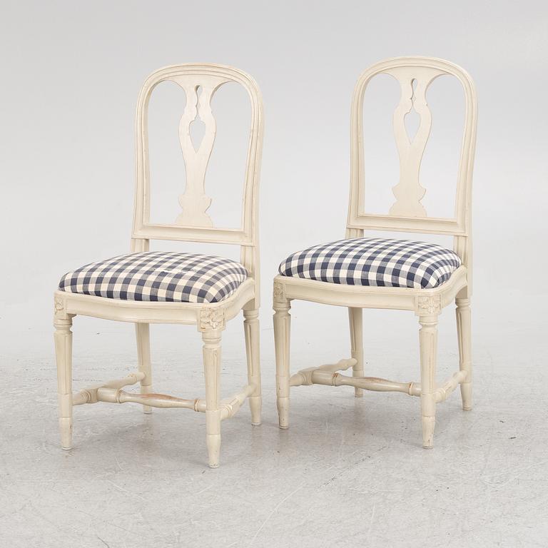 Twelve "Hallunda" chaira from IKEA's 18th century series, 1990's.