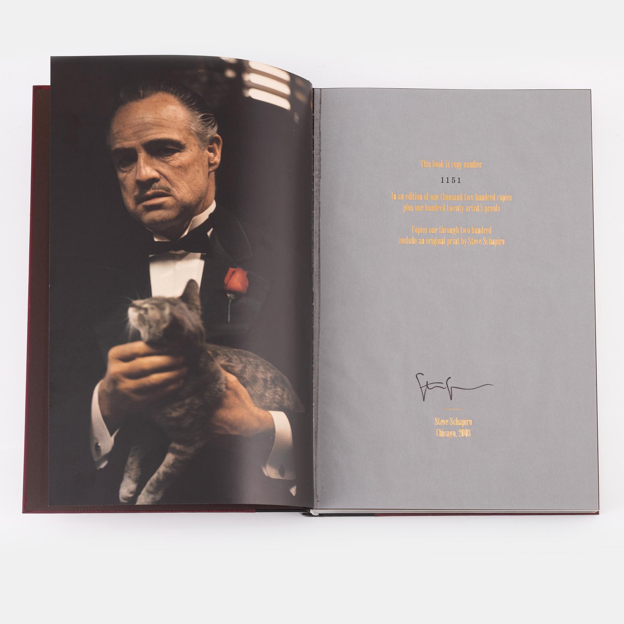 Steve Schapiro, a limited edition photo book, 'The Godfather Family Album', first edition, numbered 1151/1200.