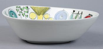 SERVISDELAR, 4 delar, flintgods, "Picknick", Marianne Westman, Rörstrand.