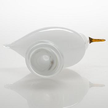Oiva Toikka, a glassbird, signed O. Toikka Nuutajärvi.