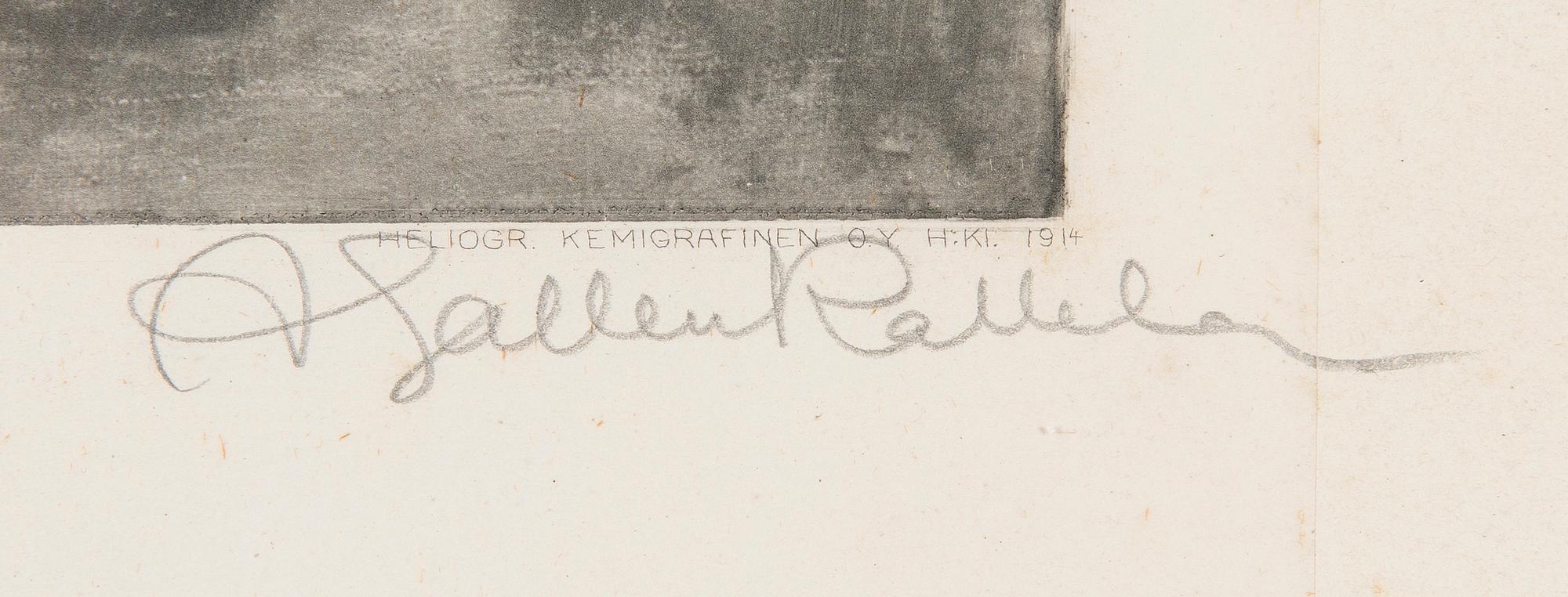 Akseli Gallen-Kallela, "Lojägare".