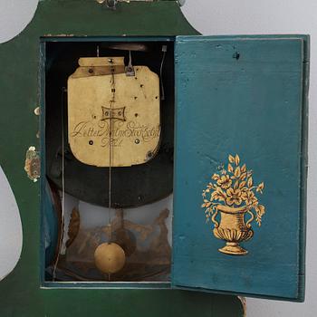 A Swedish Rococo 18th century bracket clock by P Malm, master 1766.