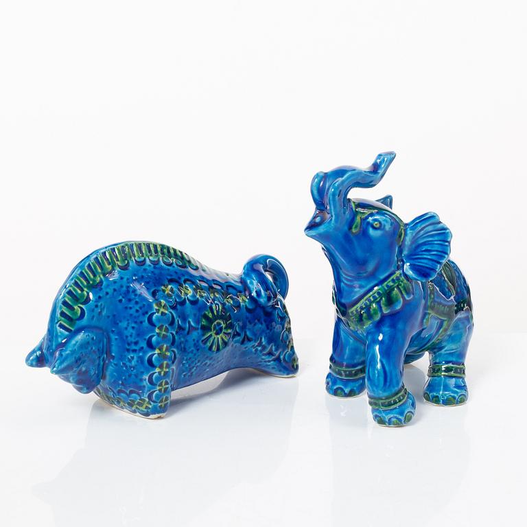 Bertil Vallien, skulpturer, ett par, Kosta Boda.