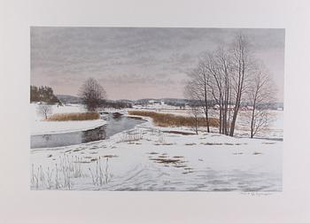 LJUNGGREN, REINHOLD, mapp med 5 st litografier, sign o numr 188/310.