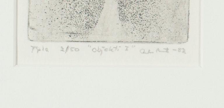 OKÄND KONSTNÄR, signerad och daterad -82, numrerad T'pla 2/50.