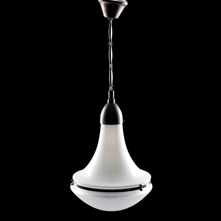 TAKLAMPA, "Luzette", Peter Behrens, för AEG (Allgemeine Electricitäts-Gesellschaft), 1900-talets första hälft. H 80 cm.