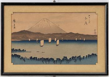 Ando Utagawa Hiroshige, after, 'Ejiri' 江尻, early 1900s.
